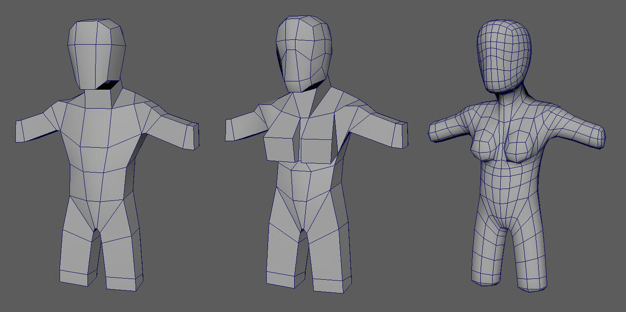 Creature Design : Torso + Hips (Maya ver.)