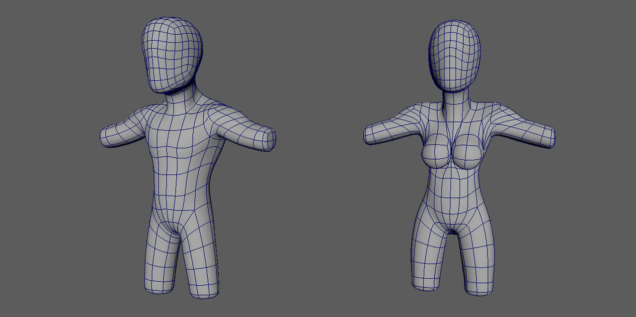 Creature Design : Torso + Hips (Maya ver.)
