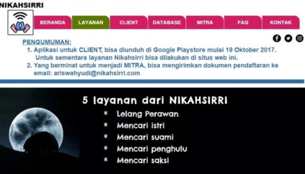 300 Mitra Nikahsirri.com Diselidiki