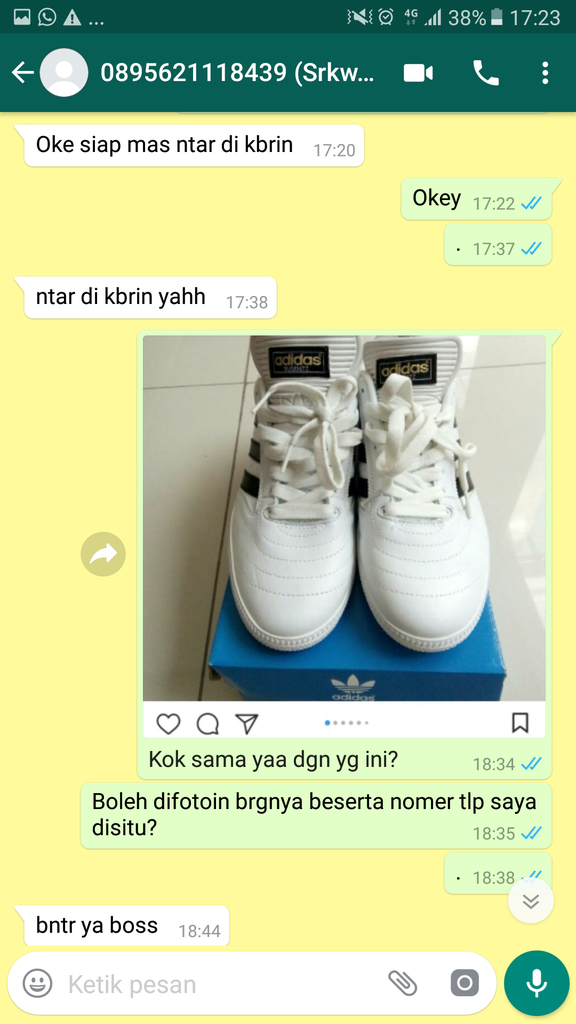HATI - HATI PENIPUAN INSTAGRAM DENGAN AKUN @srkwy_shop no HP 0895621118439 