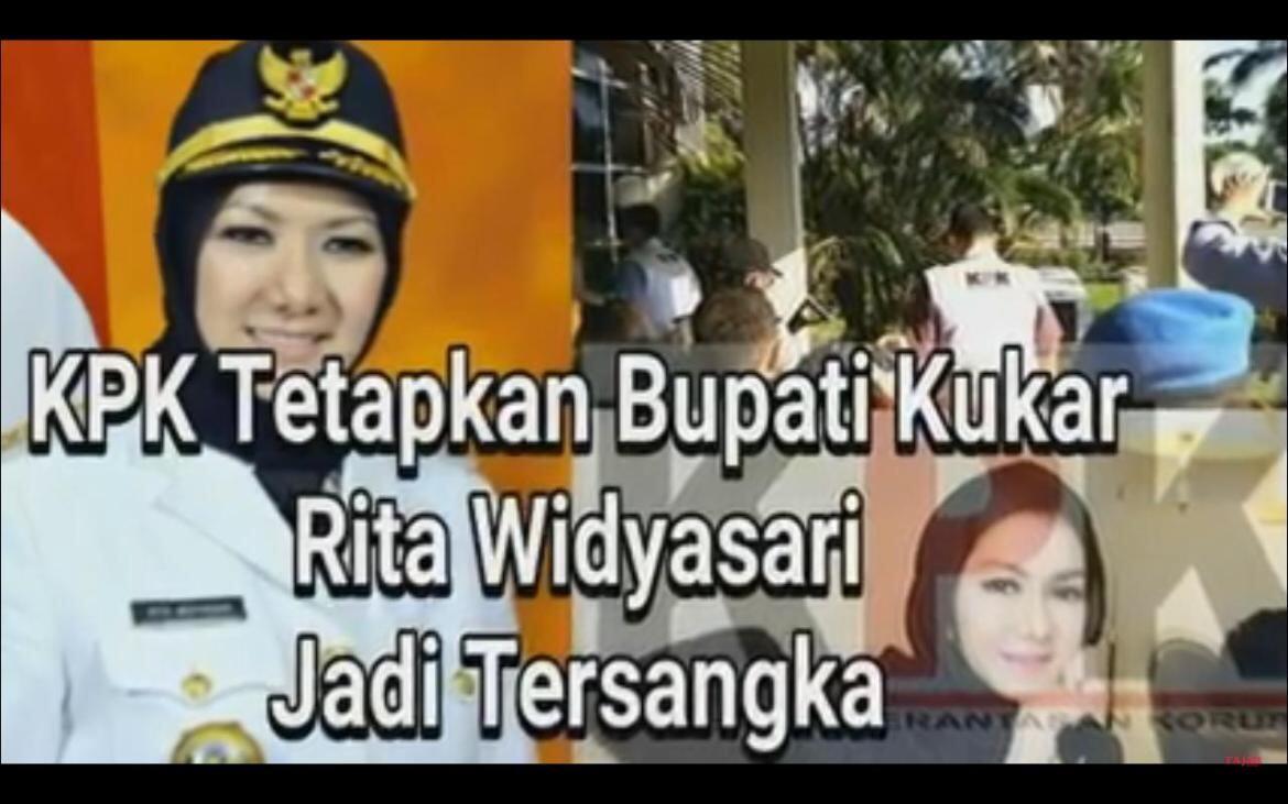 Bupati Kutai Kartanegara Rita Widyasari Ditetapkan Sebagai Tersangka oleh KPK