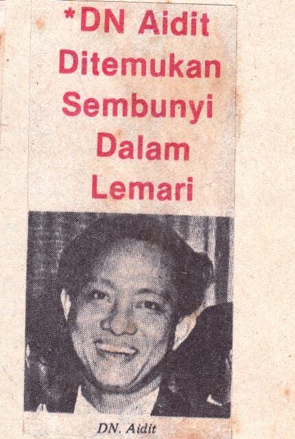 Kitab merah PKI, Wangsa aidit (1)...Tertangkap!