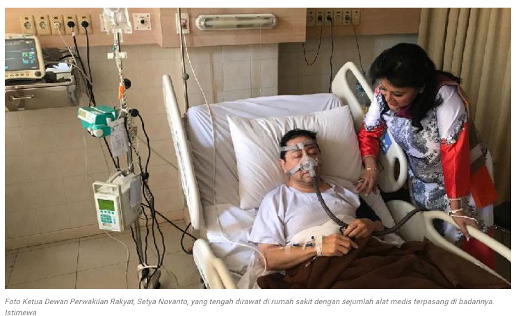 Ada Kejanggalan di Foto Sakit Setya Novanto, Ini Jawaban Golkar