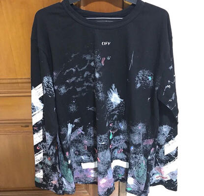 Terjual Off White Long Sleeve Galaxy 