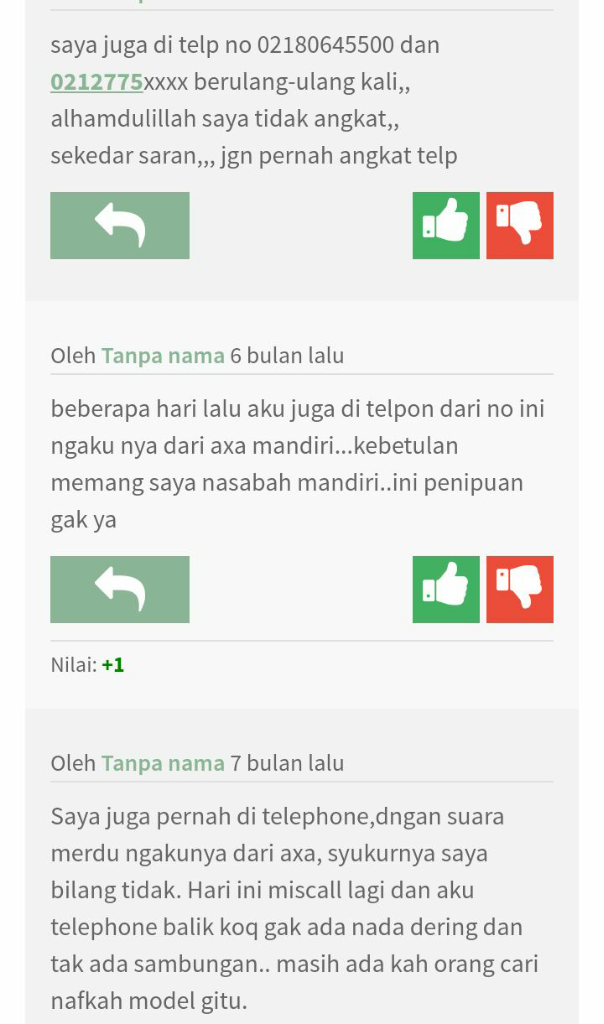 Pemilik nomor +62180645500 ente rajin amat dah nelepon ane sampe 5x dalam sehari !