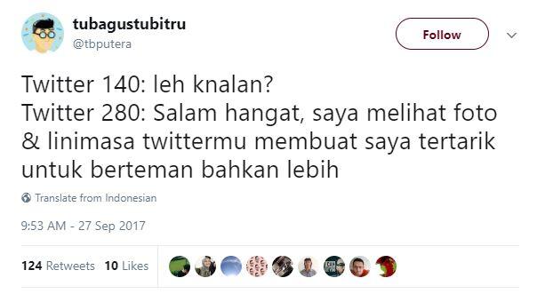 Twitter Sekarang Jadi 280 Karakter