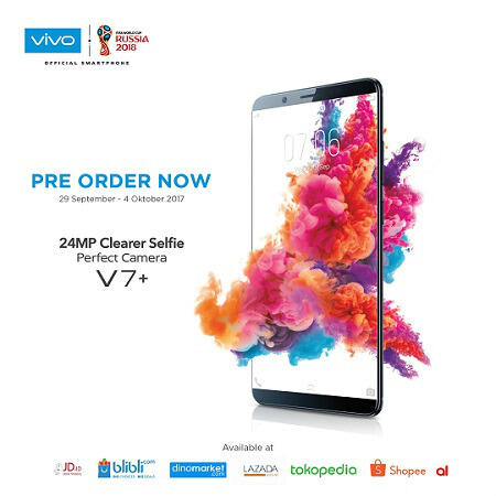 Vivo Gelar Launching V7+, Pre Order, dan Roadshow Di Beberapa Kota