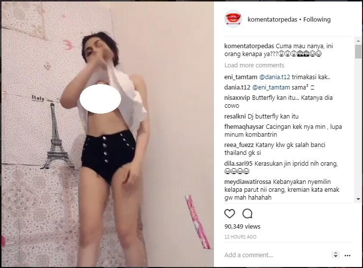 Astaga, Tak Hanya Goyang Erotis, DJ Buterfly Singkap Pakaian Tunjukkan Payudaranya!