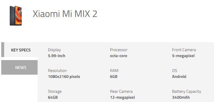 Review dan Harga Xiaomi Mix 2 Indonesia