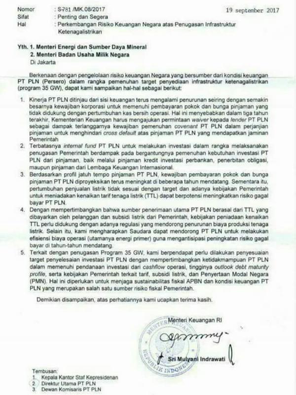 Surat Sri Mulyani untuk 2 Menteri Bocor, Kemenkeu Cari Pelaku