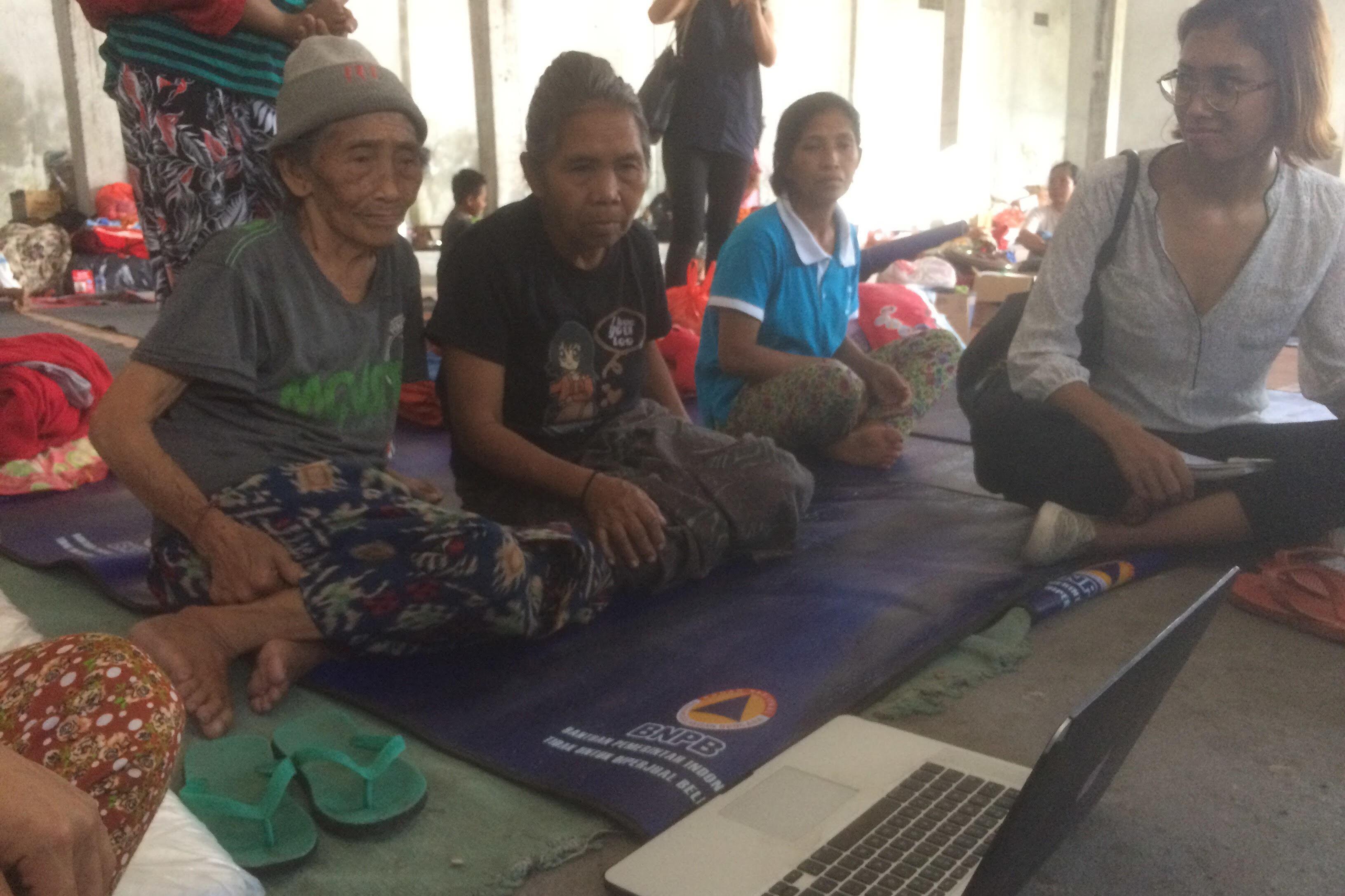 Nenek Sanri Terkenang Amukan Gunung Agung 1963
