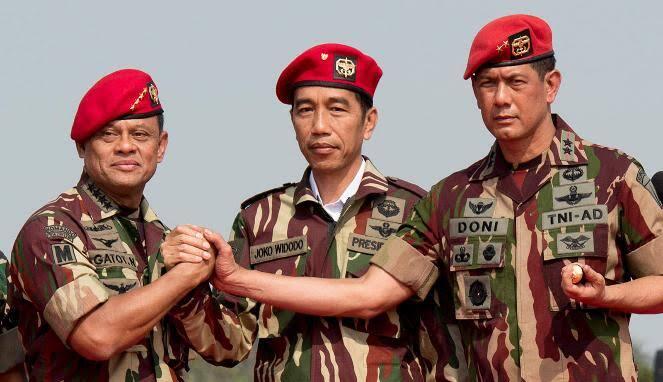 Presiden Jokowi Nobar Film G30S/PKI di Makorem Bogor