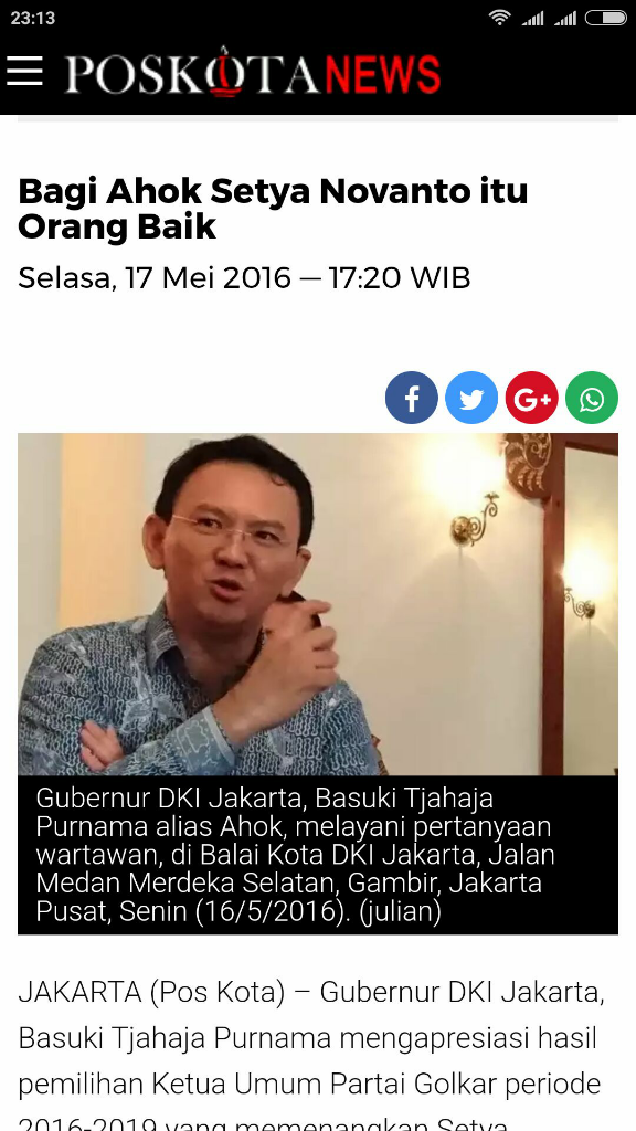 ORANG BAIK ITU AKHRNYA MENANG DI PRA PERADILAN