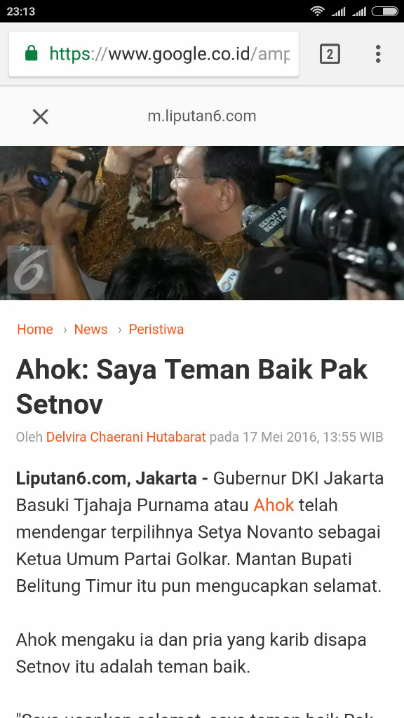 ORANG BAIK ITU AKHRNYA MENANG DI PRA PERADILAN