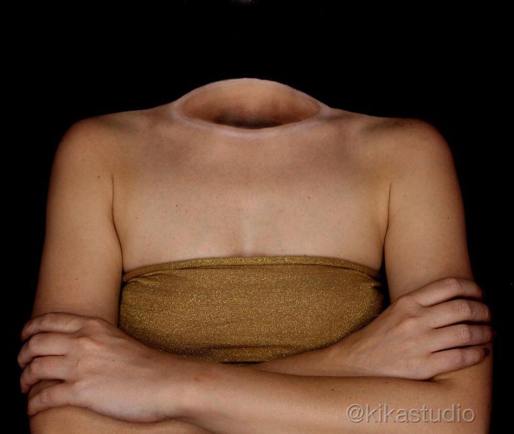 10 Ilusi dan lukisan dari makeup karya cewek ini bikin merinding disko