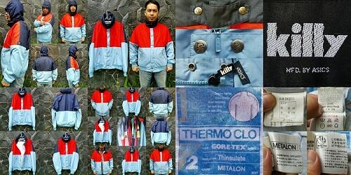 JAKET KILLY ASICS GORETEX OUTDOOR JACKET|GUNUNG BERGHAUS TNF COLUMBIA PHENIX GORE-TEX