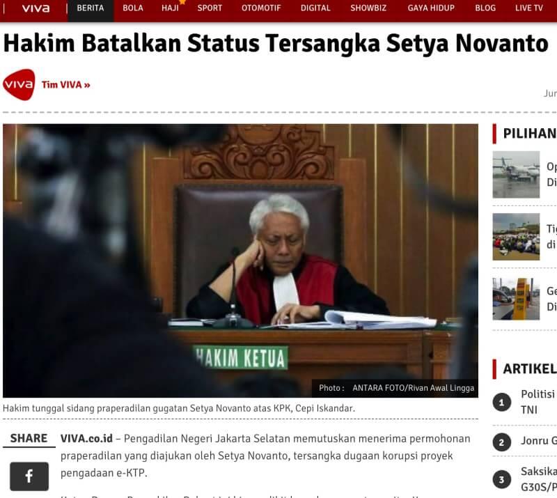 Setya Novanto pulang dari RS besok senin