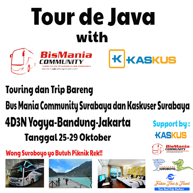 Trip dan Touring Bareng with Bus Mania Community Surabaya dan Kaskuser Surabaya