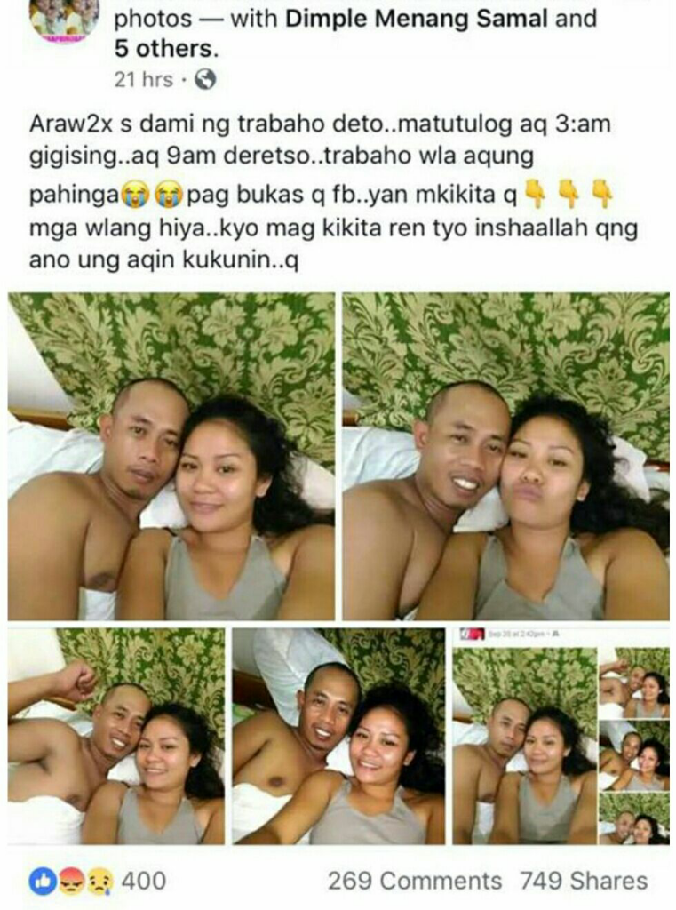 Pembantu Ini Ketahuan Asyik Selingkuh Dgn Majikan, Foto-Fotonya Bikin Netizen Geram