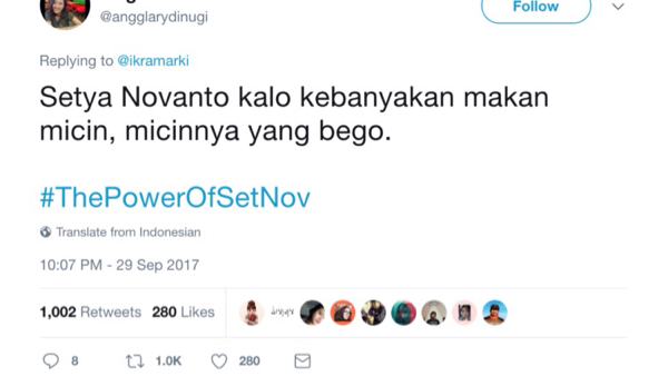 Ngakak! Bebas dari Status Tersangka, Warganet Usung Tagar #ThePowerOfSetNov