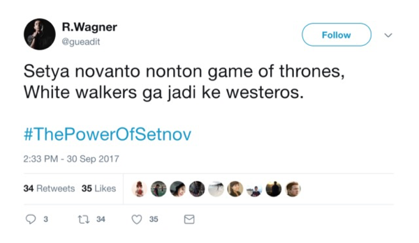 Ngakak! Bebas dari Status Tersangka, Warganet Usung Tagar #ThePowerOfSetNov