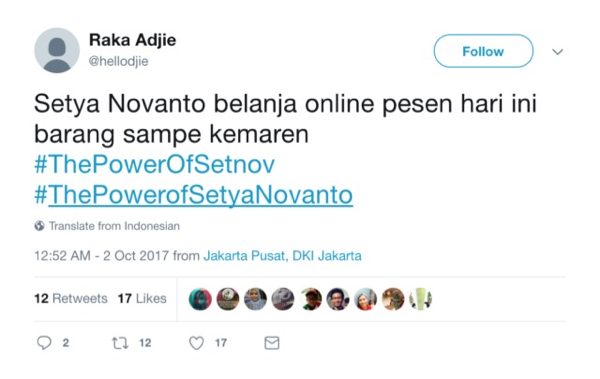 Ngakak! Bebas dari Status Tersangka, Warganet Usung Tagar #ThePowerOfSetNov
