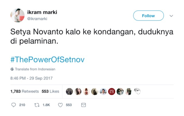 Ngakak! Bebas dari Status Tersangka, Warganet Usung Tagar #ThePowerOfSetNov