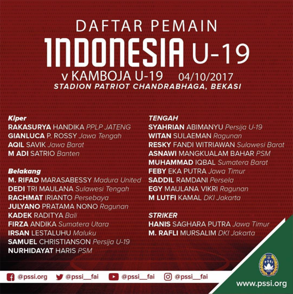 Dukung Timnas Indonesia di Uji Coba Internasional