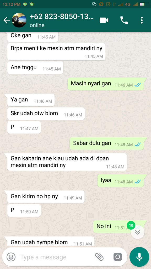 Saya Ketip dg Penupian menggunakan OTP Bank