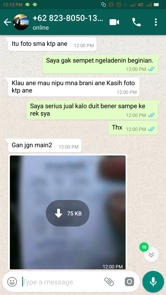 Saya Ketip dg Penupian menggunakan OTP Bank