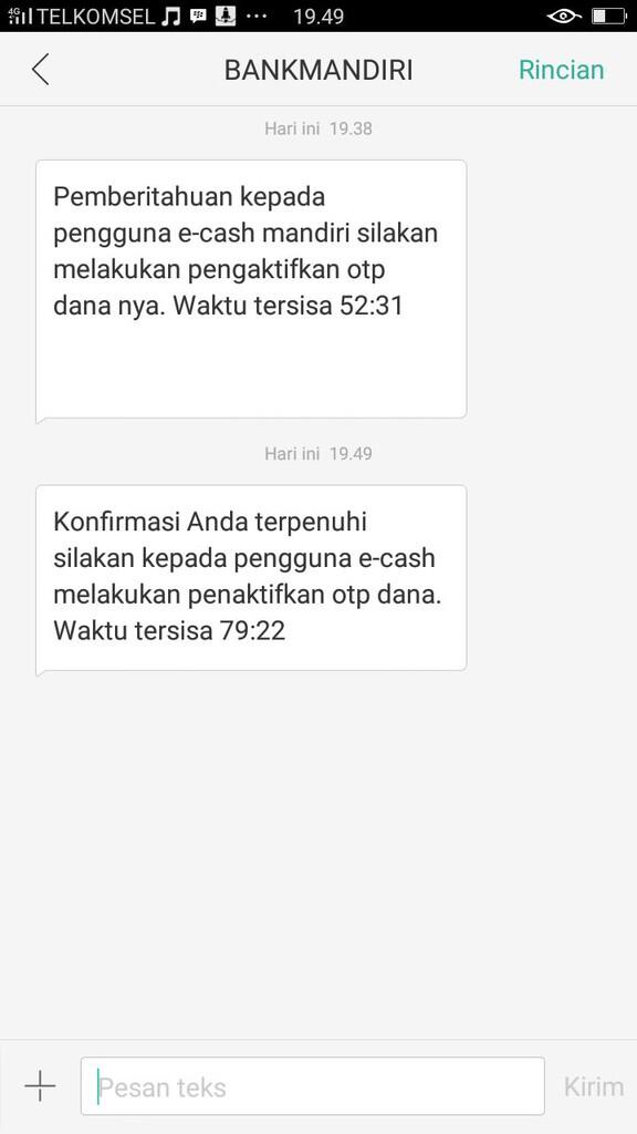 Saya Ketip dg Penupian menggunakan OTP Bank