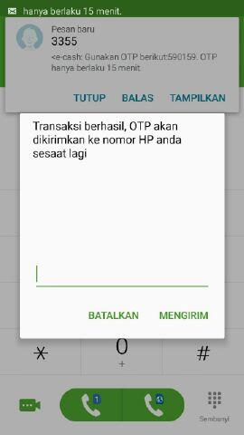 Saya Ketip dg Penupian menggunakan OTP Bank