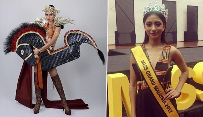 Miss Malaysia Pakai Baju  Tema Kuda  Lumping  Netizen Malah 