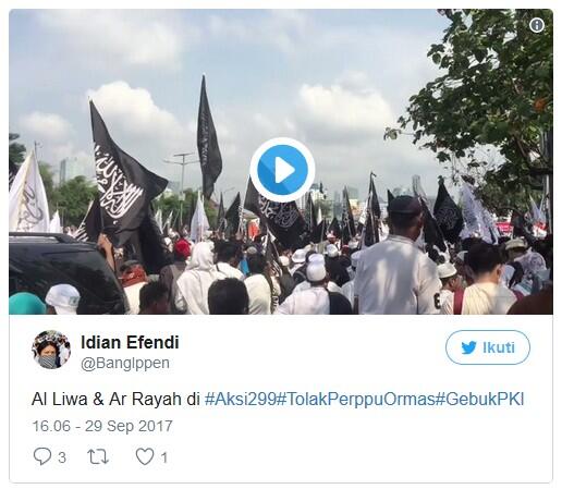 Dibanding Merah Putih, Bendera Khilafah Lebih Banyak Bertebaran di Aksi 299