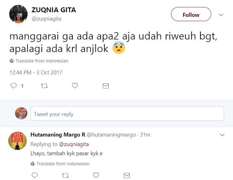 13 Tweet Receh Soal Manggarai Hari Ini Buat Bahan Ketawaan