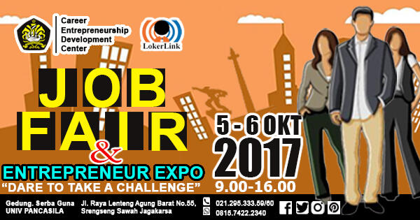 FREE! Job Fair & Entrepreneur Expo 2017 Jakarta! Dont Miss It Tomorrow!