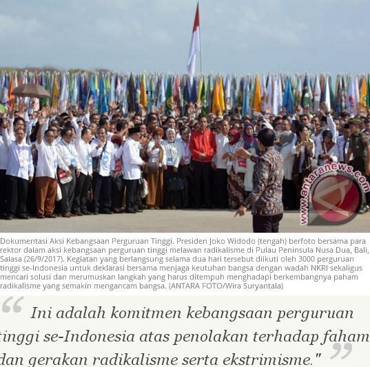 Aksi lawan radikalisme berlanjut di tiap Provinsi
