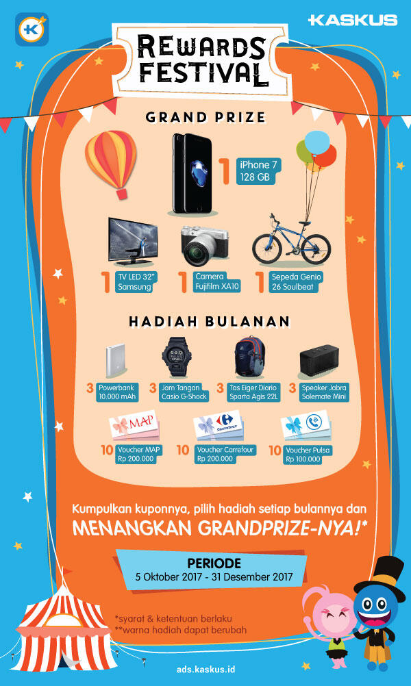 Pasang iklan di KASKUS Ads dapatkan hadiah Iphone 7!