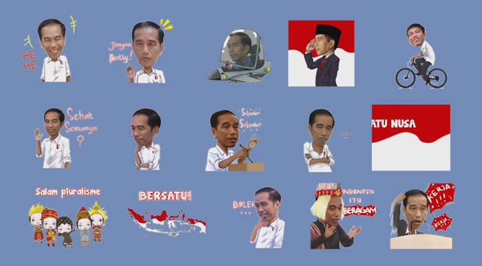 Mau Punya Sticker LINE Presiden Jokowi Edisi Sumpah Pemuda? Ikutan Votingnya Dulu Gan