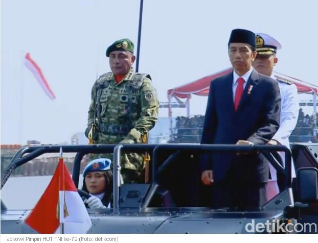 Jokowi: TNI di Atas Semua Golongan, Tak Masuk Politik Praktis