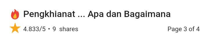 Pengkhianat ... Apa dan Bagaimana
