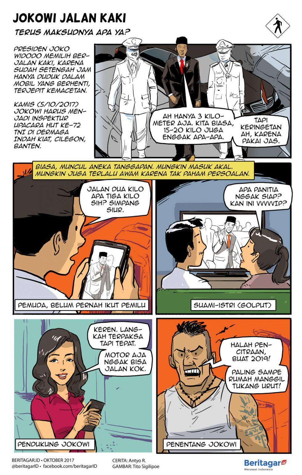 Menanggapi Jokowi jalan kaki pada HUT TNI | KASKUS