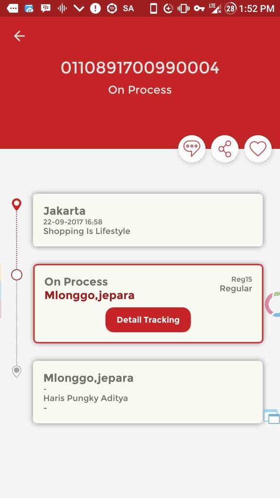 jakmall dan atau jne yg bermasalah