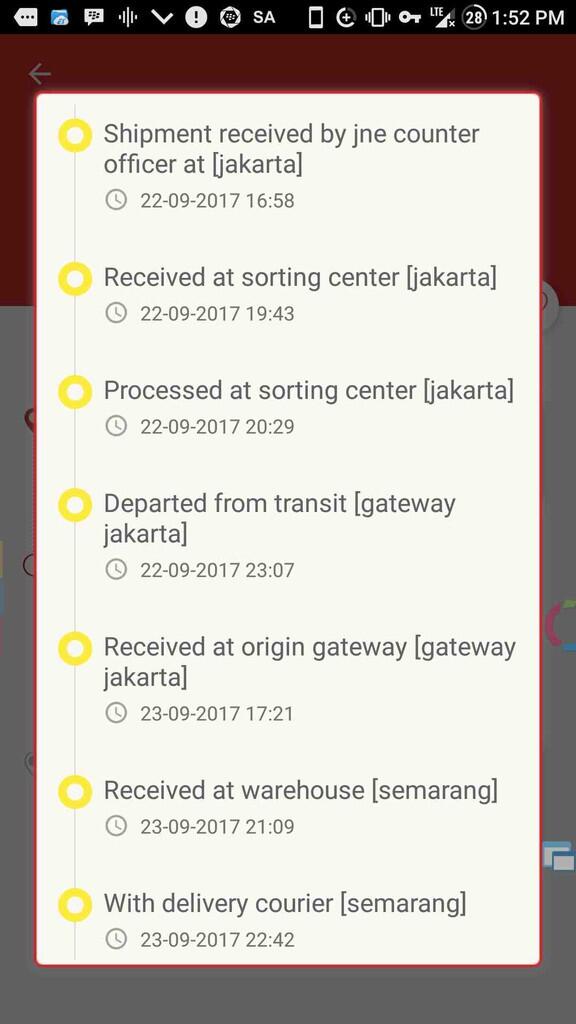 jakmall dan atau jne yg bermasalah