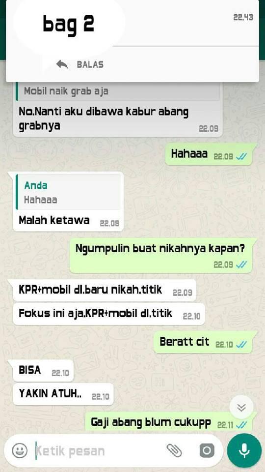 Chat cewek ini minta syarat agar dinikahi, cowoknya jd terguncyang !!! (