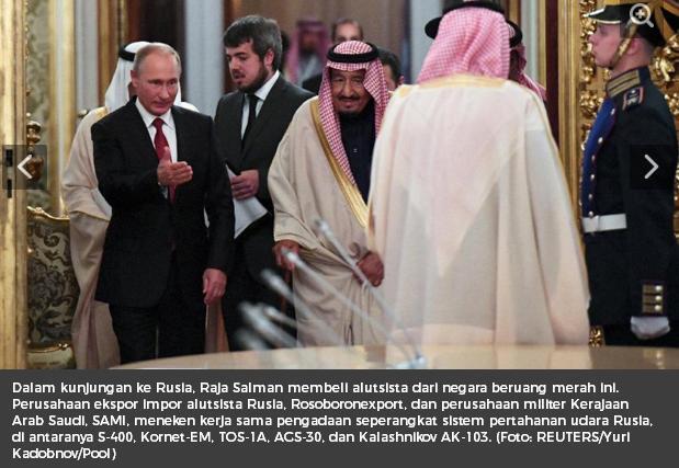 Saat Raja Salman Investasi Besar di China dan Beli Senjata Rusiav