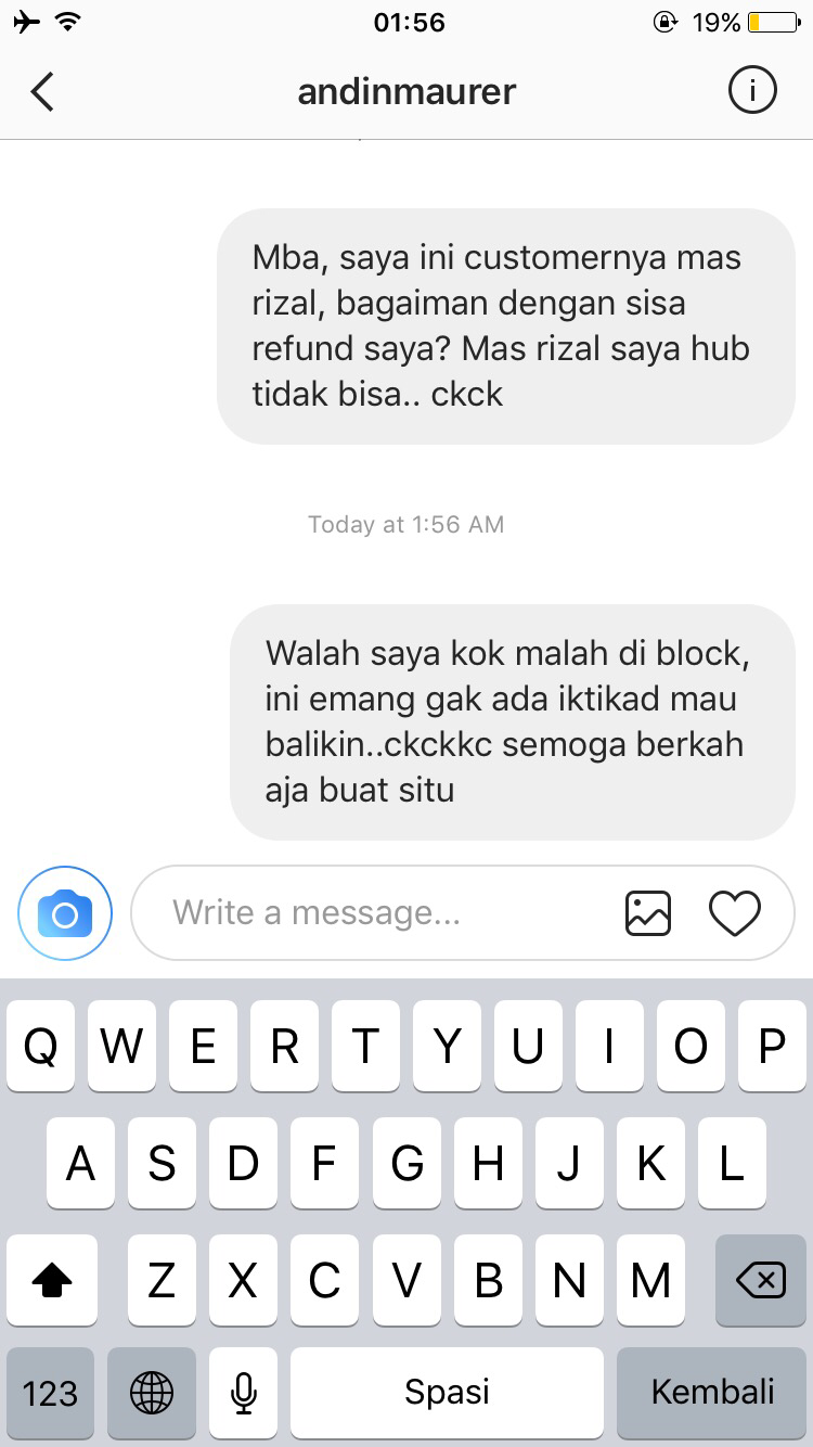 &#91;stocklot&#93; FARIZAL MUSTOFA Tidak Mengembalikan Uang Saya!!! 