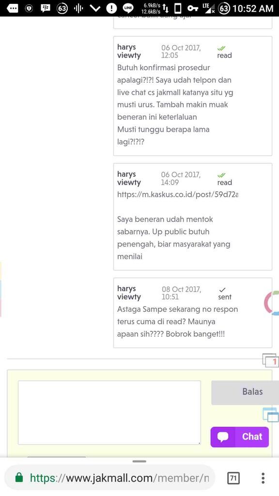jakmall dan atau jne yg bermasalah