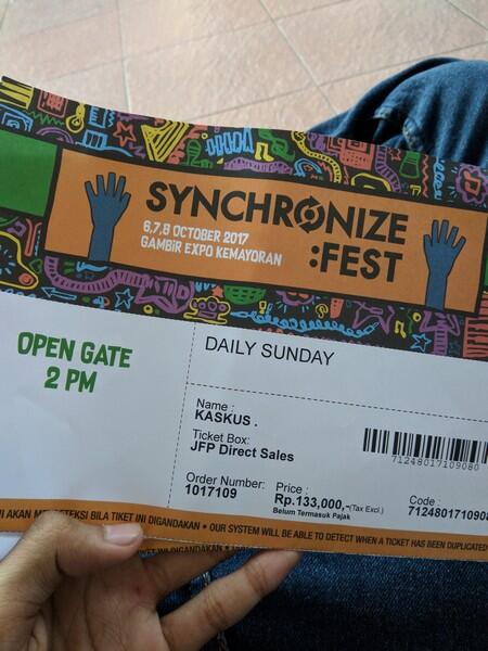 &#91;FR&#93; Keseruan Menghadiri Synchronize Festival 2017, Pak Presiden Aja Hadir Gan!