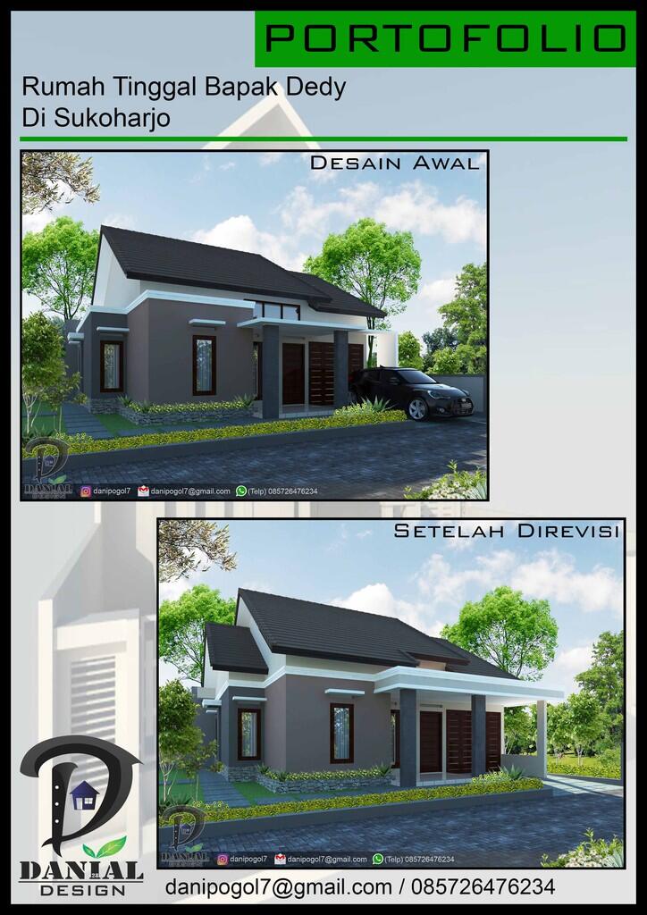 Jasa Desain Gambar Bangunan (Arsitek, Interior & Struktur) Rumah, Ruko, dll